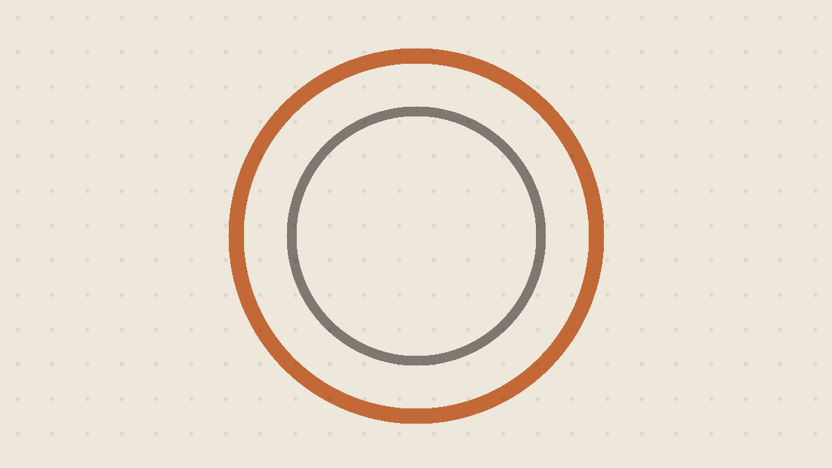 Abstract concentric ring illustration representing a ring light